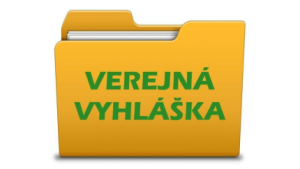 Verejná vyhláška